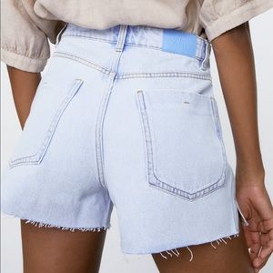 High waisted Jean shorts
